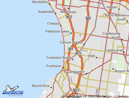 Mapa MICHELIN Seaford - ViaMichelin
