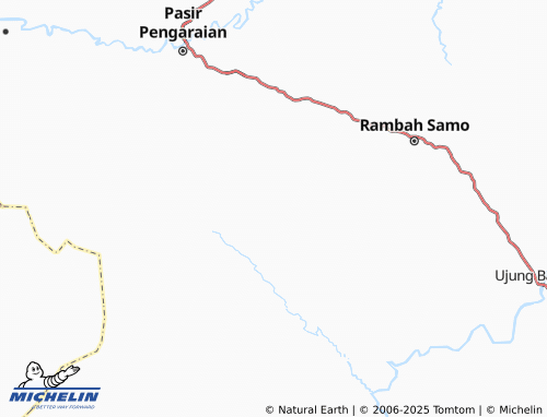MICHELIN Rambah Samo Barat map - ViaMichelin