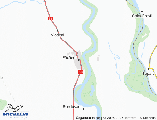 Mappa MICHELIN Făcăeni - ViaMichelin