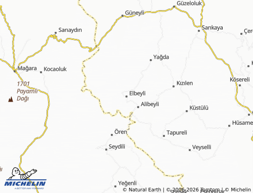 Mappa MICHELIN Elbeyli - ViaMichelin