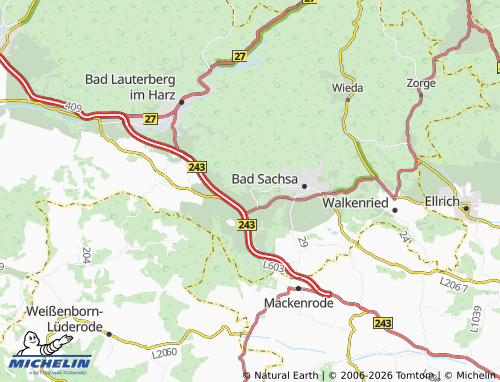 MICHELIN Steina map - ViaMichelin