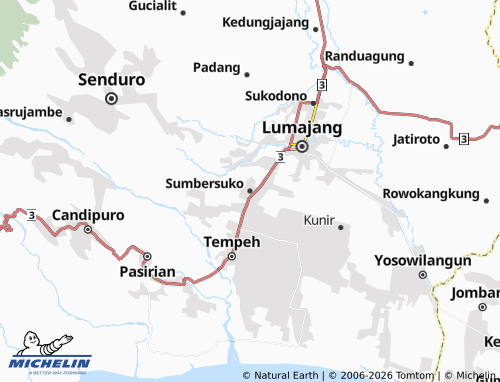 MICHELIN-Landkarte Sumbersuko - ViaMichelin
