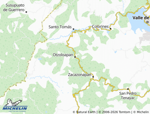 Mapa MICHELIN Otzoloapan - ViaMichelin