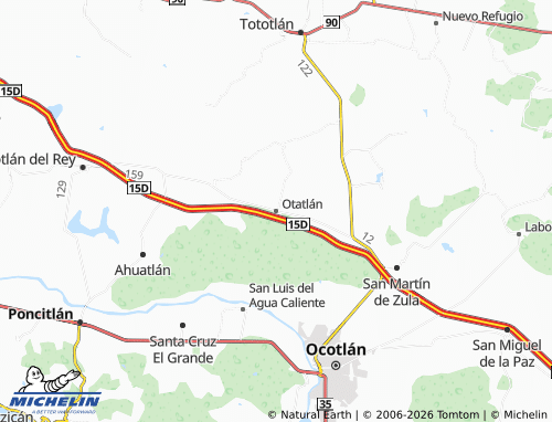 Mapa MICHELIN Otatlán - ViaMichelin