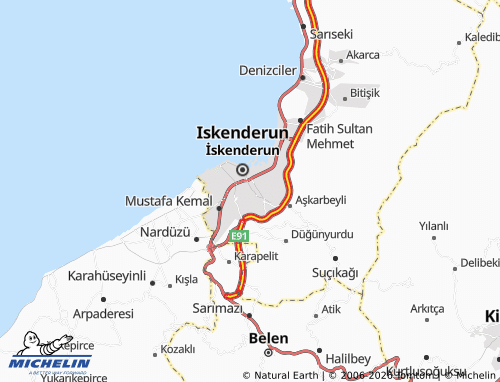 Mapa MICHELIN Muradiye - ViaMichelin