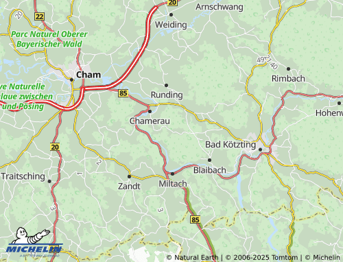 MICHELIN Roßberg map - ViaMichelin