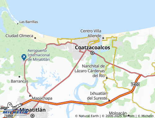 MICHELIN-Landkarte Trópico de La Rivera - ViaMichelin