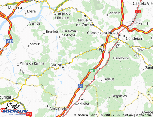 Carte MICHELIN Leonel - ViaMichelin