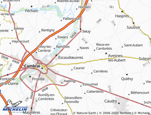Carte MICHELIN Cagnoncles - ViaMichelin