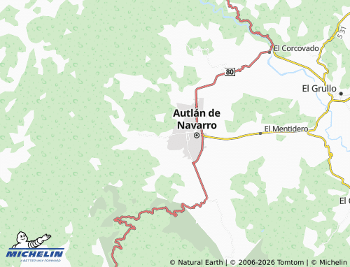 MICHELIN Brisa del Oeste map - ViaMichelin
