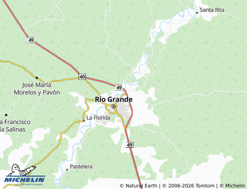 MICHELIN Lázaro Cárdenas map - ViaMichelin