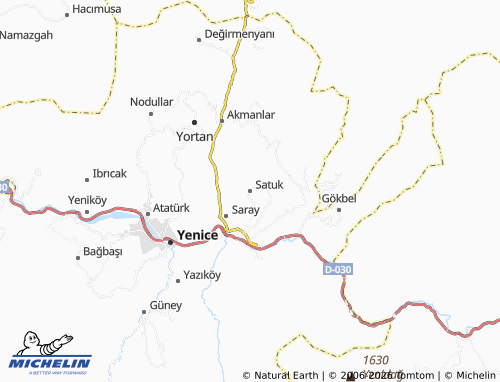 MICHELIN Satuk map - ViaMichelin