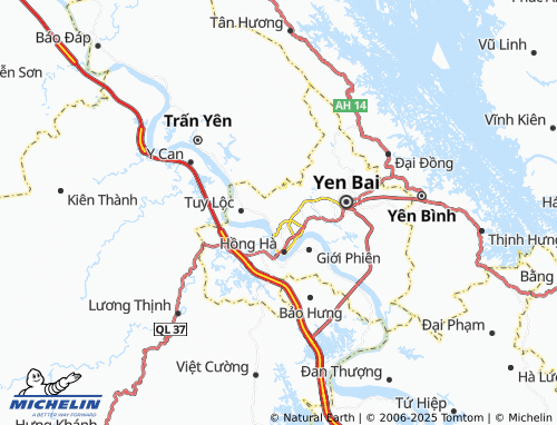 MICHELIN-Landkarte Nam Cường - ViaMichelin