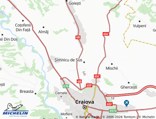 MICHELIN-Landkarte Românești - ViaMichelin