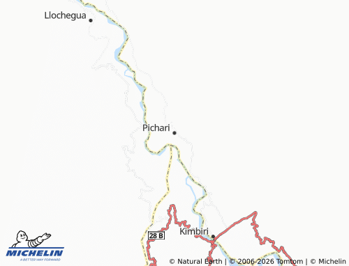 Mappa MICHELIN Pichari - ViaMichelin