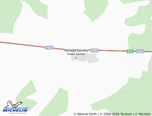 MICHELIN-Landkarte Novaya Zaimka - ViaMichelin