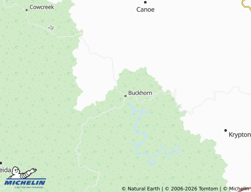 Carte MICHELIN Buckhorn - ViaMichelin