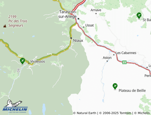 MICHELIN Norgeat map - ViaMichelin