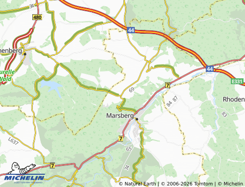 MICHELIN Essentho map - ViaMichelin