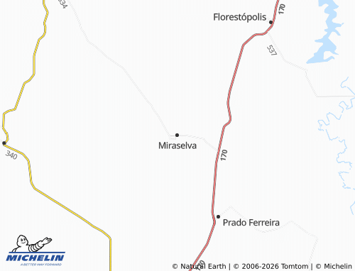 MICHELIN-Landkarte Miraselva - ViaMichelin