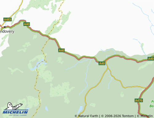 Mappa MICHELIN Trecastle - ViaMichelin