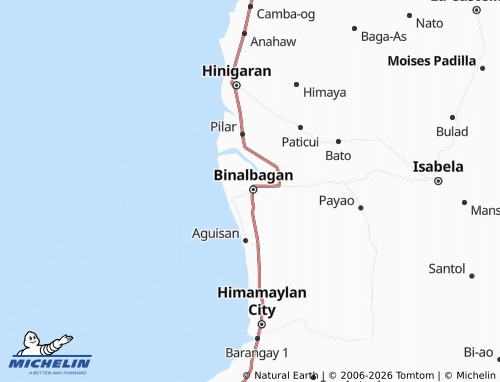 MICHELIN Progreso map - ViaMichelin