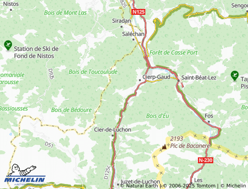 MICHELIN Binos map - ViaMichelin