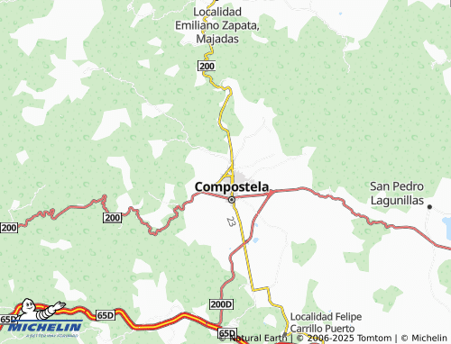 MICHELIN Nueva Esperanza Compostela map - ViaMichelin