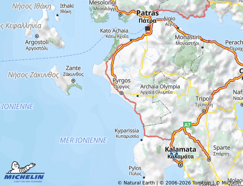 Carte MICHELIN Elide - ViaMichelin