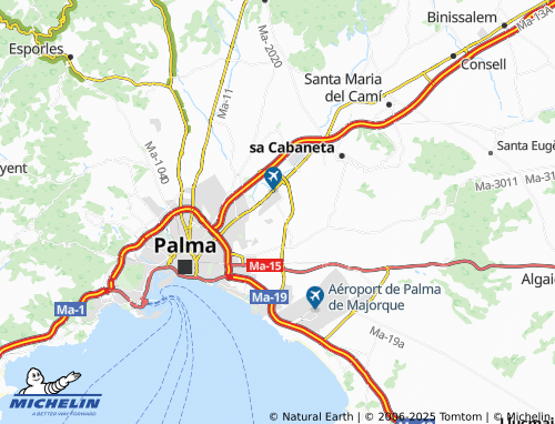 MICHELIN Pla de na Tesa map - ViaMichelin
