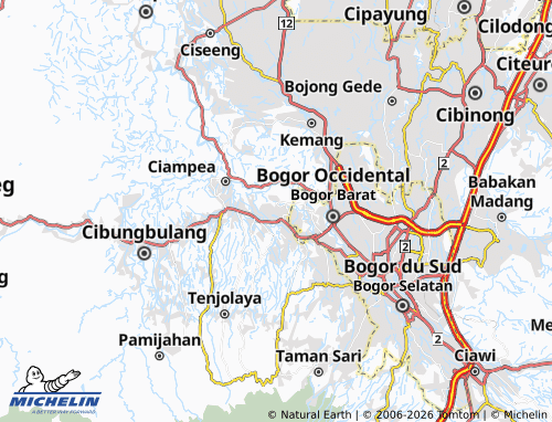 Mapa MICHELIN Babakan - ViaMichelin