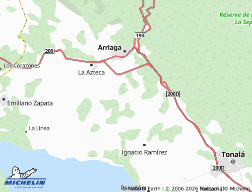 MICHELIN-Landkarte Ejido 5 de Mayo - ViaMichelin