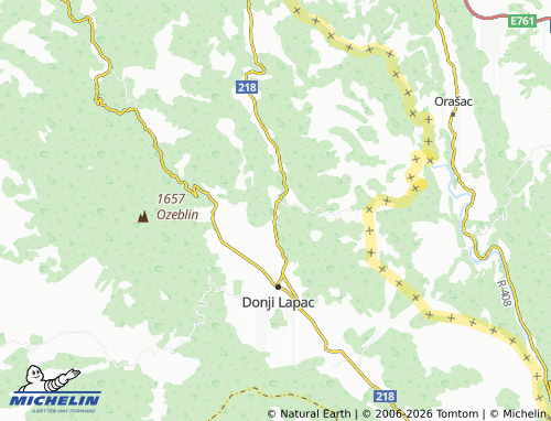 Mapa MICHELIN Birovača - ViaMichelin