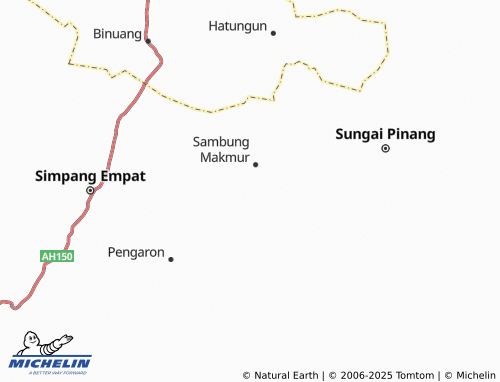 MICHELIN Mangkauk map - ViaMichelin