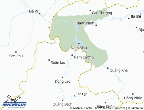 MICHELIN Nam Cường map - ViaMichelin