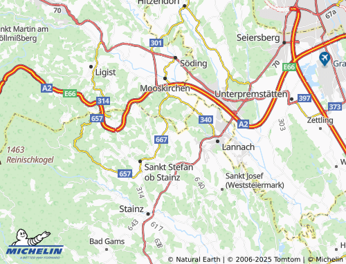 Carte MICHELIN Pirkhofberg - ViaMichelin