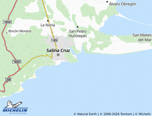 MICHELIN-Landkarte Ensenada La Ventosa - ViaMichelin