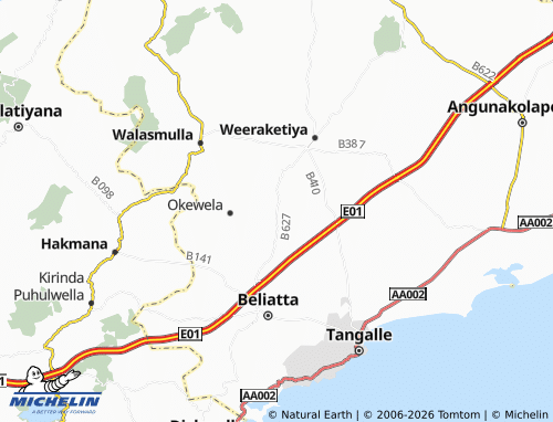 Mapa MICHELIN Nugewela - ViaMichelin