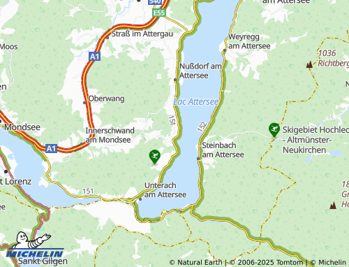 MICHELIN-Landkarte Aich - ViaMichelin