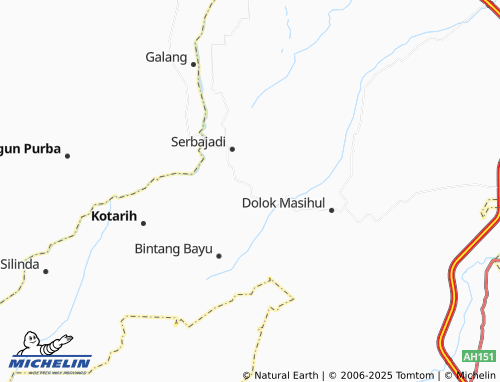 MICHELIN Karang Tengah map - ViaMichelin