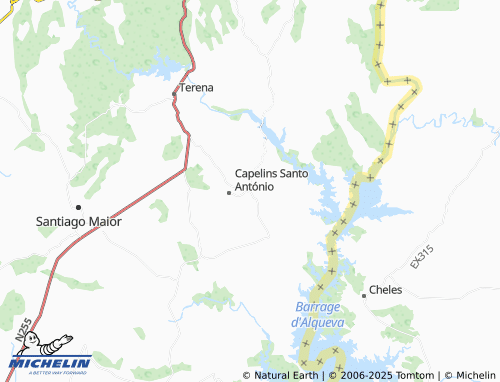 MICHELIN Aldeia de Ferreiras map - ViaMichelin