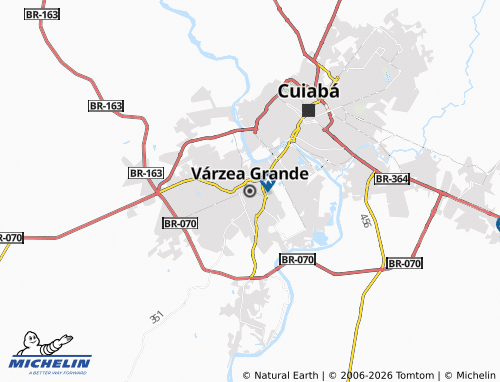 Mappa MICHELIN Várzea Grande - ViaMichelin