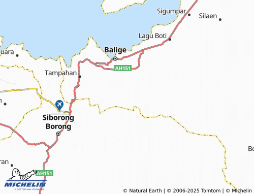 MICHELIN Siboruon map - ViaMichelin
