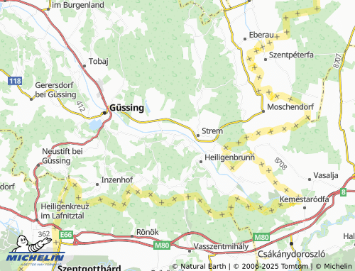 MICHELIN Sumetendorf map - ViaMichelin