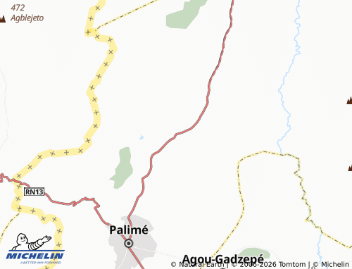 MICHELIN Apedome map - ViaMichelin
