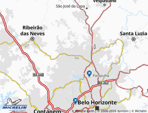 Mapa MICHELIN Flamengo - ViaMichelin