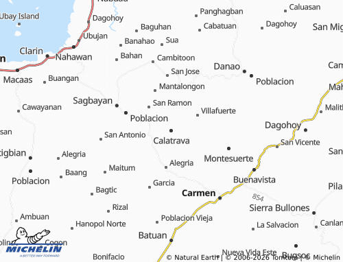 MICHELIN Calatrava map - ViaMichelin