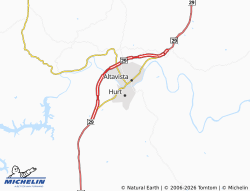 Mappa MICHELIN Hurt - ViaMichelin