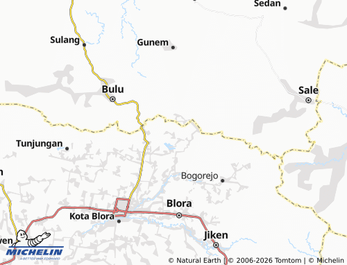 Carte MICHELIN Plantungan - ViaMichelin