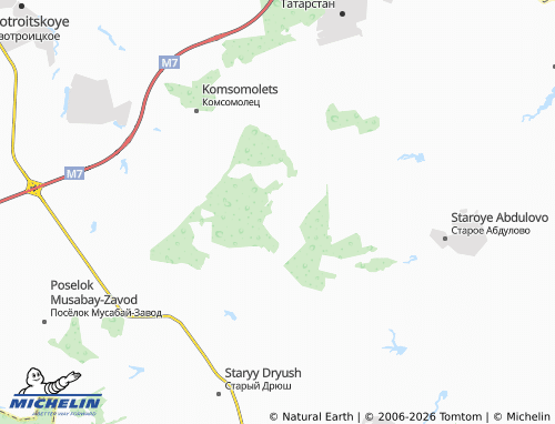 MICHELIN-Landkarte Dubravushka SNT - ViaMichelin